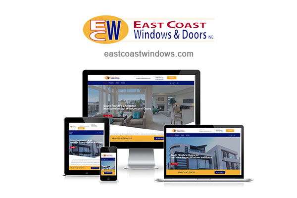 East Coast Windows Website Design