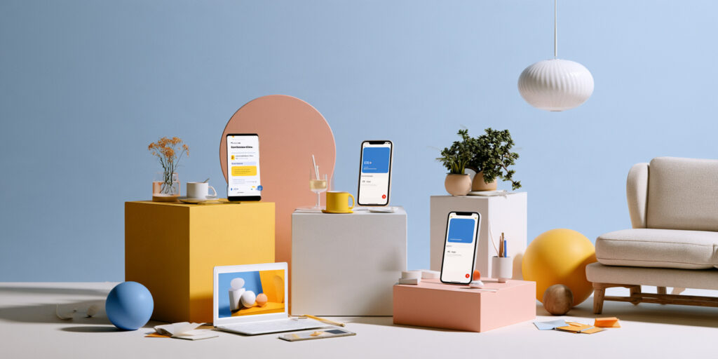 RCS Marketing shown in editorial style imagry